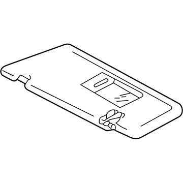 Mercedes-Benz CLK320 Sun Visor - 208-810-27-10-8G77