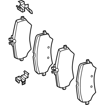 Mercedes-Benz G580 Brake Pads - 465-423-34-00