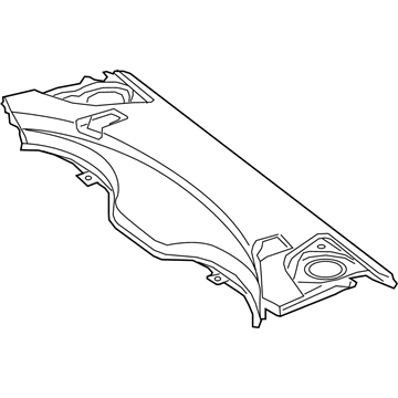 Mercedes-Benz 217-690-48-02-1C13 TRIM, REAR SHELF Mercedes-Benz 217-690-48-02-1C13 TRIM, REAR SHELF