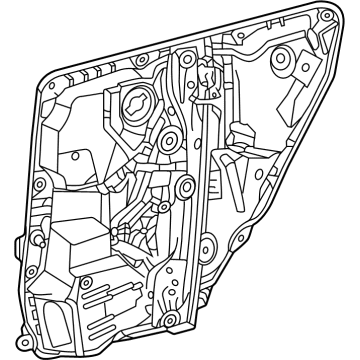 Mercedes-Benz GLC63 AMG S E Performance Window Regulator - 254-730-26-02