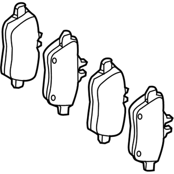 Mercedes-Benz A220 Brake Pads - 000-420-52-03