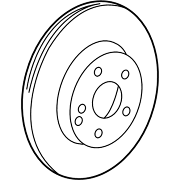 Mercedes-Benz E63 AMG Brake Rotor - 231-421-16-12