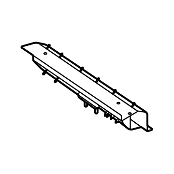 Mercedes-Benz EQS 450 SUV Rear Crossmember - 296-610-81-02