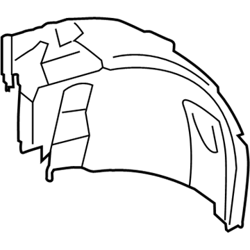 Mercedes-Benz eSprinter Fender Splash Shield - 907-684-56-05