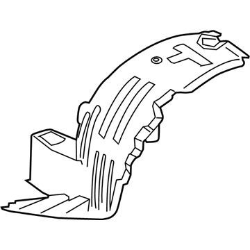 Mercedes-Benz eSprinter Fender Splash Shield - 907-684-28-02