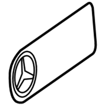 Mercedes-Benz G500 Emblem - 463-890-17-44