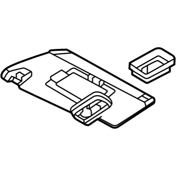 Mercedes-Benz GLE450 Sun Visor - 167-810-52-00-9H43