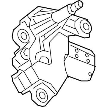 Mercedes-Benz B Electric Drive Wiper Motor - 246-906-17-01