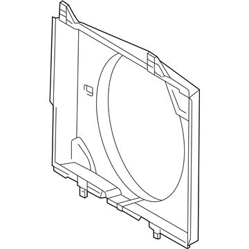 Mercedes-Benz CLK430 Fan Shroud - 202-505-42-55