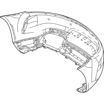 Mercedes-Benz AMG GT C Bumper Cover - 190-885-44-00