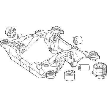 Mercedes-Benz EQE SUV AMG Axle Beam - 297-350-09-00