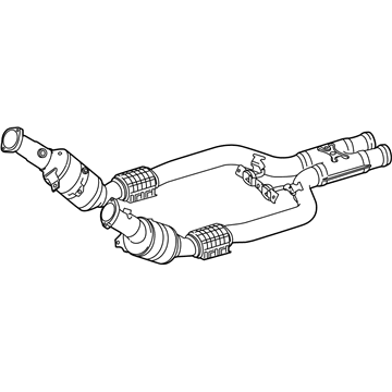 Mercedes-Benz S450 Exhaust Pipe - 222-490-69-10