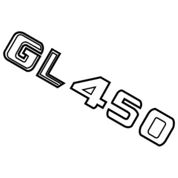 Mercedes-Benz GL450 Emblem - 164-817-03-15