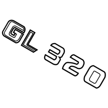 Mercedes-Benz GL320 Emblem - 204-817-08-15
