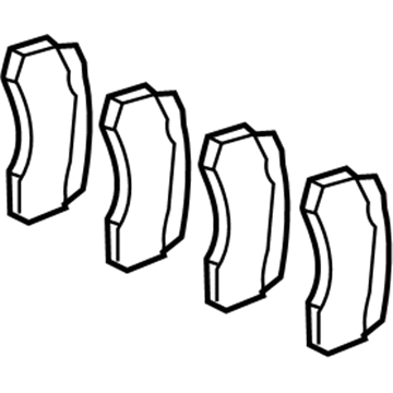 Mercedes-Benz C350 Brake Pads - 000-420-09-05