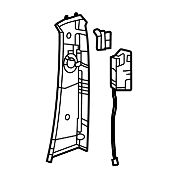 Mercedes-Benz GLE450 SUV Pillar Panels - 167-690-55-00-8U10