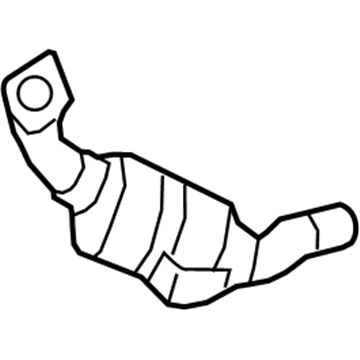Mercedes-Benz E400 Exhaust Pipe - 212-490-20-47-80