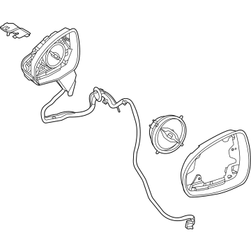 Mercedes-Benz EQE 350+ Car Mirror - 295-810-73-01