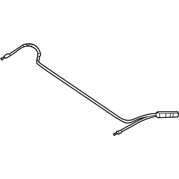 Mercedes-Benz GLE53 AMG SUV Hood Release Cable - 167-880-34-00-64