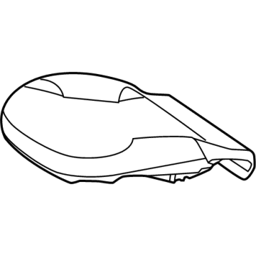 Mercedes-Benz EQS 450+ Seat Cushion - 297-910-24-04-8T99