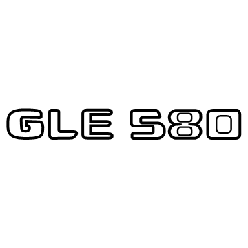 Mercedes-Benz GLE580 Emblem - 167-817-42-00