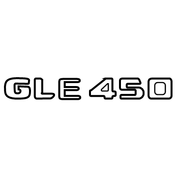 Mercedes-Benz GLE450 Emblem - 167-817-41-00