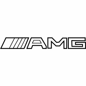Mercedes-Benz GLE53 AMG SUV Emblem - 167-817-61-00