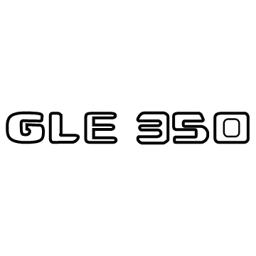 Mercedes-Benz GLE350 Emblem - 167-817-03-00