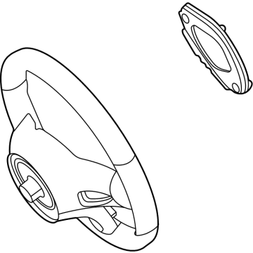 Mercedes-Benz GLE450 SUV Steering Wheel - 099-460-52-08-9E38