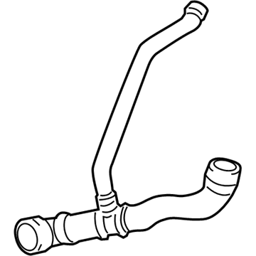 Mercedes-Benz 300SL Coolant Reservoir Hose - 129-501-24-82