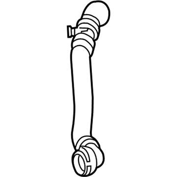 Mercedes-Benz S65 AMG Coolant Reservoir Hose - 222-501-80-84
