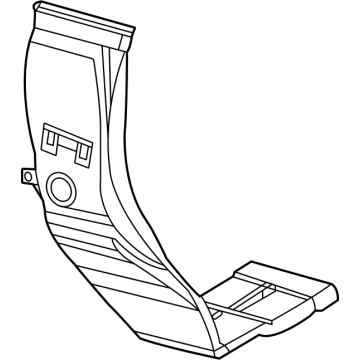 Mercedes-Benz S63 AMG E Performance Air Duct - 223-831-09-00