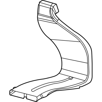 Mercedes-Benz S63 AMG E Performance Air Duct - 223-831-13-00