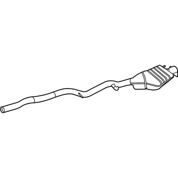 Mercedes-Benz CL63 AMG Exhaust Pipe - 216-490-11-21
