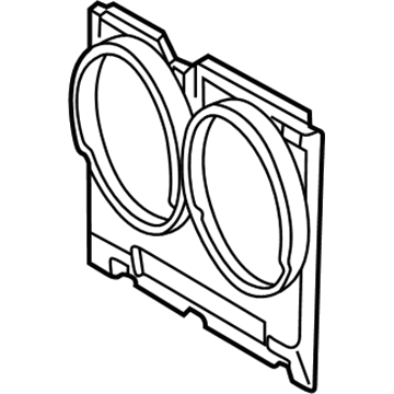 Mercedes-Benz Fan Shroud - 202-505-33-55