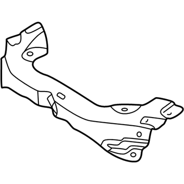 Mercedes-Benz ML320 Radiator Support - 163-620-06-16
