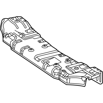 Mercedes-Benz GLE63 AMG S SUV Exhaust Heat Shield - 167-680-33-08