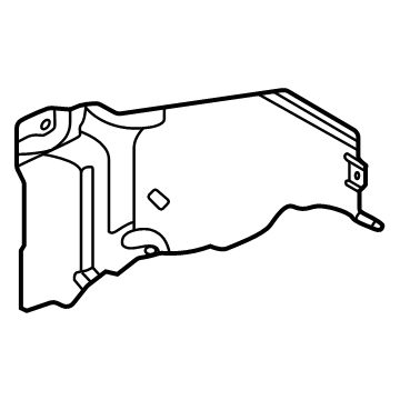 Mercedes-Benz GLE63 AMG S SUV Exhaust Heat Shield - 167-682-71-01