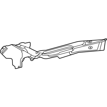 Mercedes-Benz GLE63 AMG S SUV Exhaust Heat Shield - 167-680-32-08