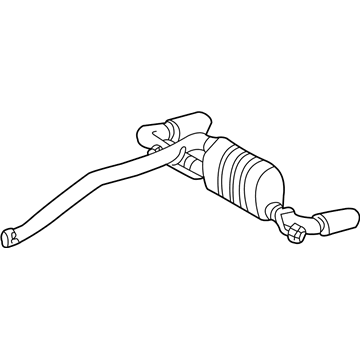 Mercedes-Benz ML55 AMG Exhaust Pipe - 163-490-20-01