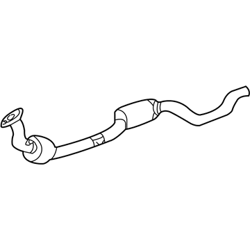 Mercedes-Benz ML55 AMG Exhaust Pipe - 163-490-24-36-80