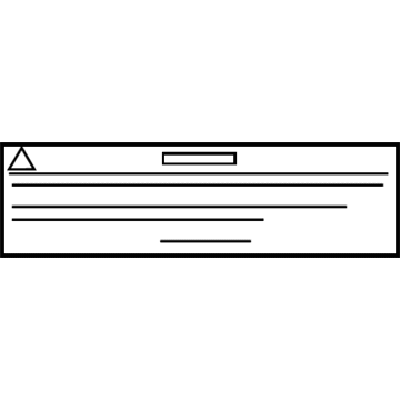 Mercedes-Benz 639-584-53-38-ZX42 GUMMED LABEL Mercedes-Benz 639-584-53-38-ZX42 GUMMED LABEL