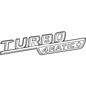 Mercedes-Benz AMG GT 43 Emblem - 290-817-32-00