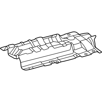 Mercedes-Benz GLC63 AMG S E Performance Exhaust Heat Shield - 254-680-71-04