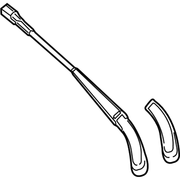 Mercedes-Benz E400 Wiper Arm - 213-820-53-02