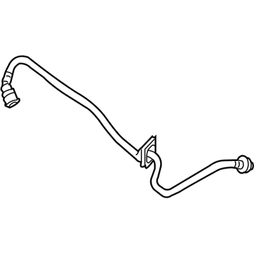 Mercedes-Benz CL600 Brake Booster Vacuum Hose - 221-430-05-29