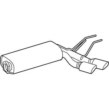 Mercedes-Benz G63 AMG Exhaust Pipe - 463-490-15-00