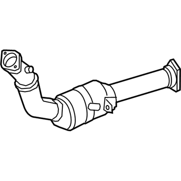 Mercedes-Benz G63 AMG Exhaust Pipe - 463-490-18-00