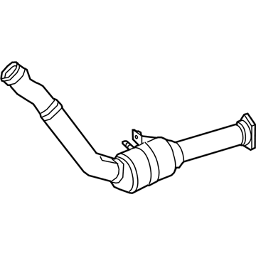 Mercedes-Benz G63 AMG Exhaust Pipe - 463-490-17-00