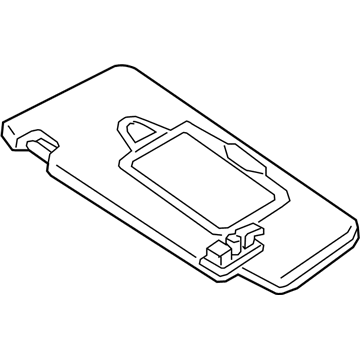 Mercedes-Benz S65 AMG Sun Visor - 217-810-40-01-9H56